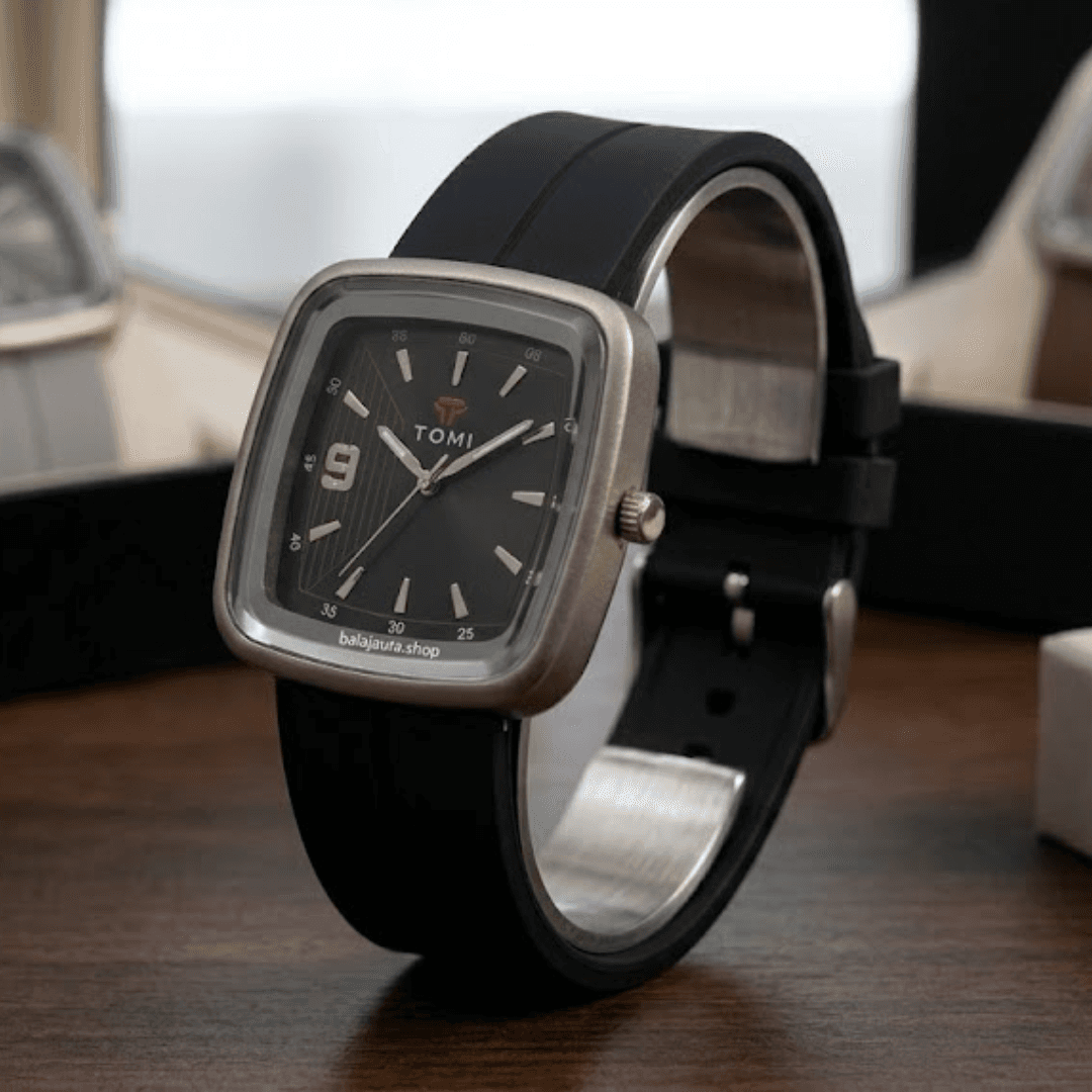TOMI Square Watch | Silicone Strap with Magnetic Lock